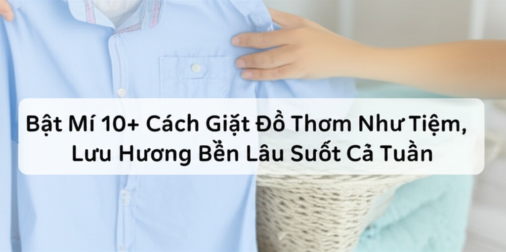 Hình minh họa cho bài viết: Bật Mí 10+ Cách Giặt Đồ Thơm Như Tiệm, Lưu Hương Bền Lâu Suốt Cả Tuần