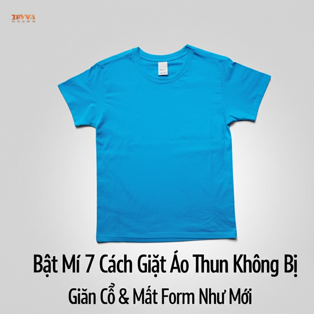 Hình minh họa cho bài viết: Bật Mí 7 Cách Giặt Áo Thun Không Bị Giãn Cổ & Mất Form Như Mới