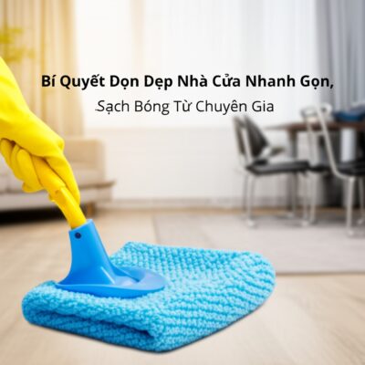 Bí Quyết Dọn Dẹp Nhà Cửa Nhanh Gọn, Sạch Bóng Từ Chuyên Gia