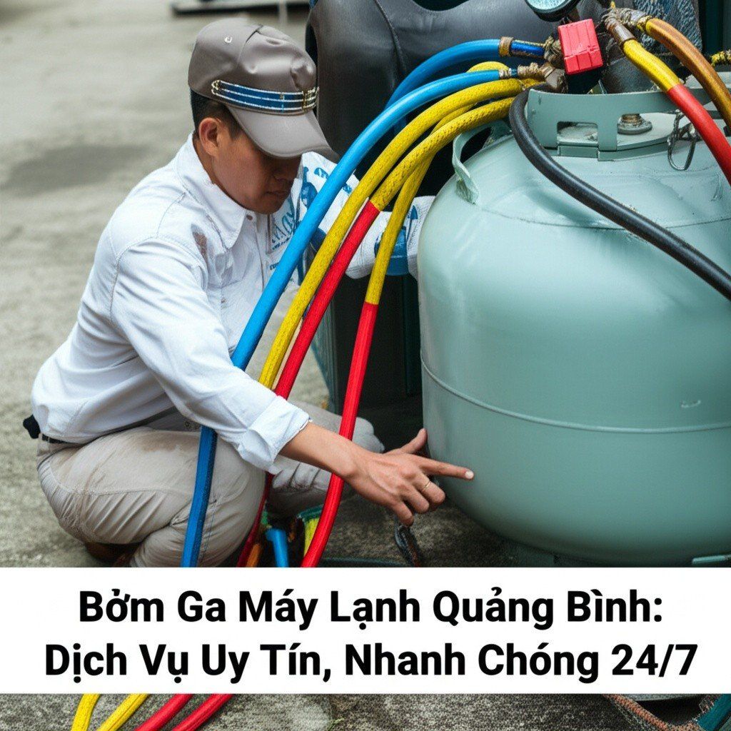 Hình minh họa cho bài viết: Bơm Ga Máy Lạnh Quảng Bình: Dịch Vụ Uy Tín, Nhanh Chóng 24/7