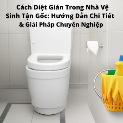 Cách Diệt Gián Trong Nhà Vệ Sinh Tận Gốc: Hướng Dẫn Chi Tiết & Giải Pháp Chuyên Nghiệp