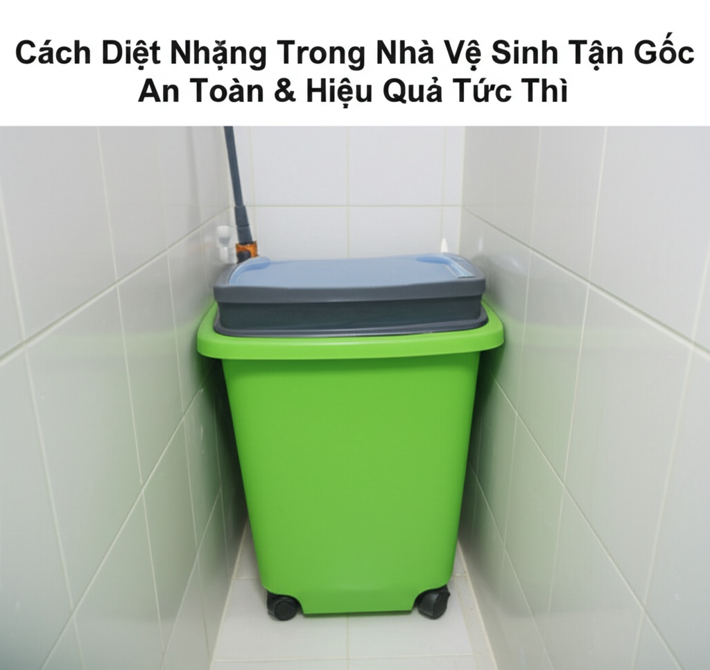 Hình minh họa cho bài viết: Cách Diệt Nhặng Trong Nhà Vệ Sinh Tận Gốc, An Toàn & Hiệu Quả Tức Thì