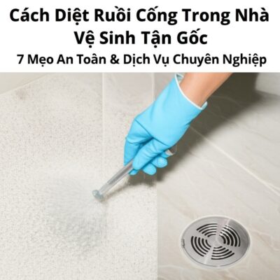 Cách Diệt Ruồi Cống Trong Nhà Vệ Sinh Tận Gốc: 7 Mẹo An Toàn & Dịch Vụ Chuyên Nghiệp