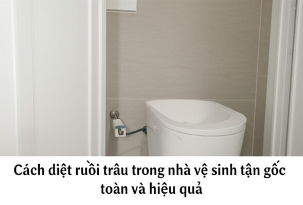 Cách diệt ruồi trâu trong nhà vệ sinh tận gốc, an toàn và hiệu quả