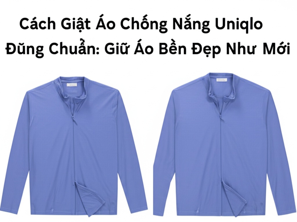 Hình minh họa cho bài viết: Cách Giặt Áo Chống Nắng Uniqlo Đúng Chuẩn: Giữ Áo Bền Đẹp Như Mới