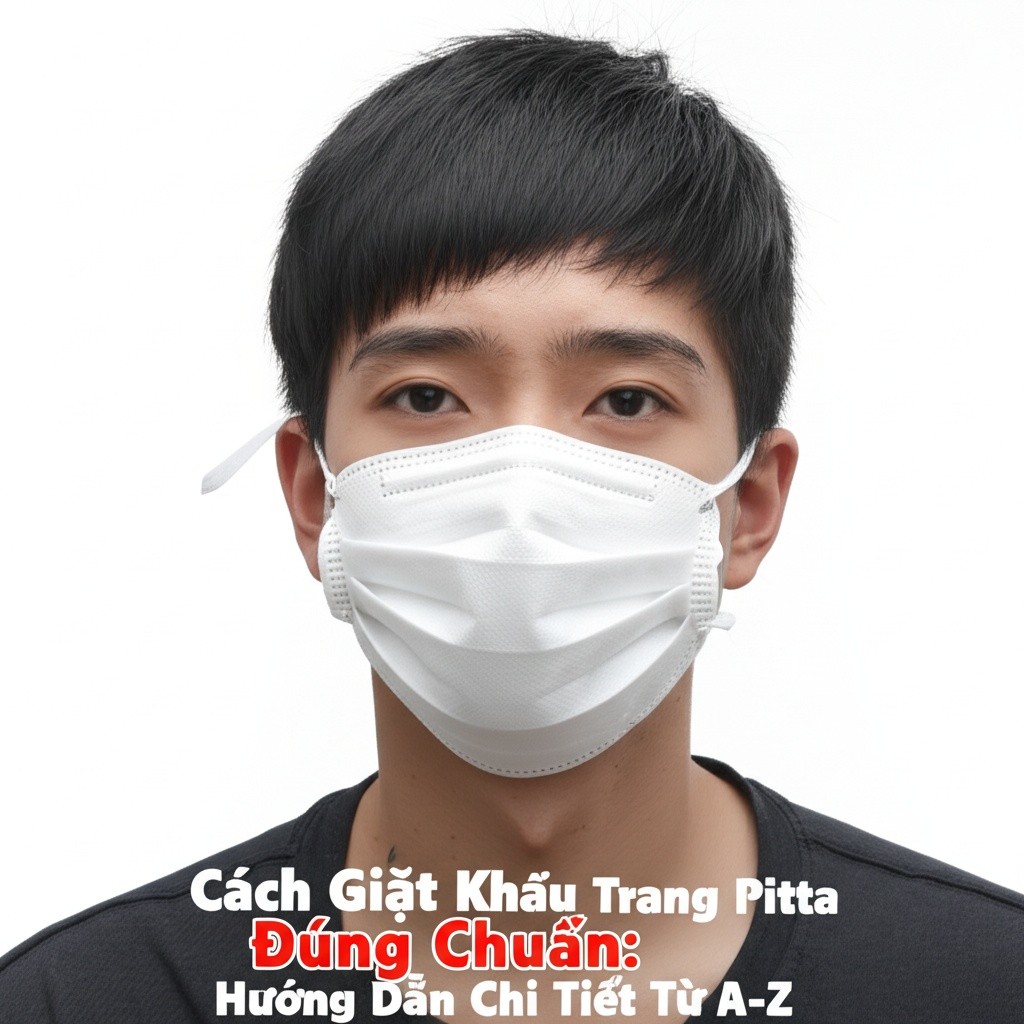 Hình minh họa cho bài viết: Cách Giặt Khẩu Trang Pitta Đúng Chuẩn: Hướng Dẫn Chi Tiết Từ A-Z