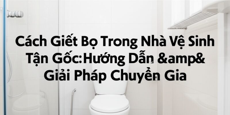 Cách Giết Bọ Trong Nhà Vệ Sinh Tận Gốc: Hướng Dẫn & Giải Pháp Chuyên Gia