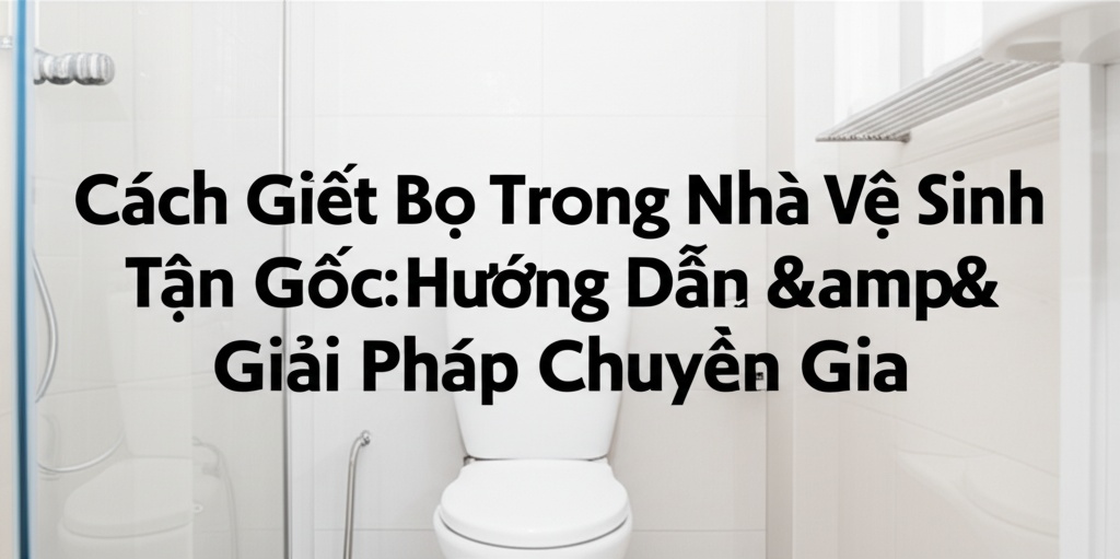 Hình minh họa cho bài viết: Cách Giết Bọ Trong Nhà Vệ Sinh Tận Gốc: Hướng Dẫn & Giải Pháp Chuyên Gia