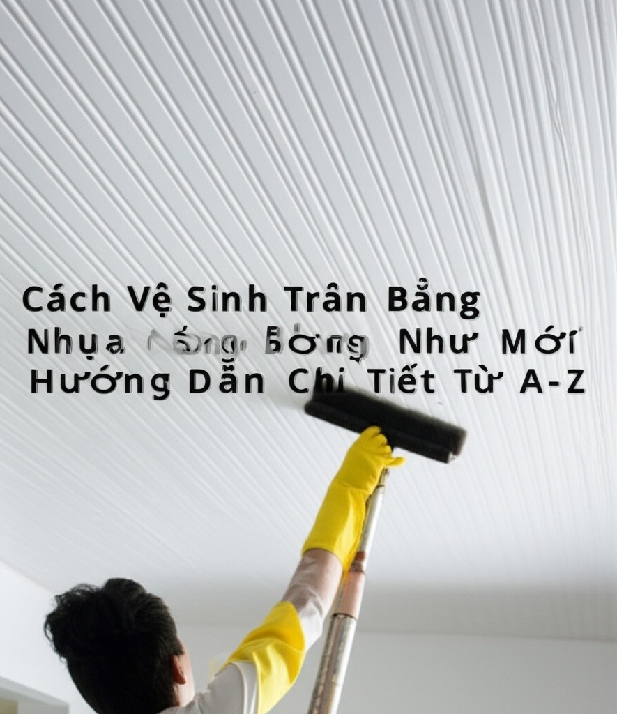 Hình minh họa cho bài viết: Cách Vệ Sinh Trần Nhà Bằng Nhựa Sáng Bóng Như Mới: Hướng Dẫn Chi Tiết Từ A-Z