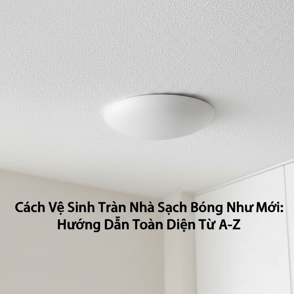 Hình minh họa cho bài viết: Cách Vệ Sinh Trần Nhà Sạch Bóng Như Mới: Hướng Dẫn Toàn Diện Từ A-Z