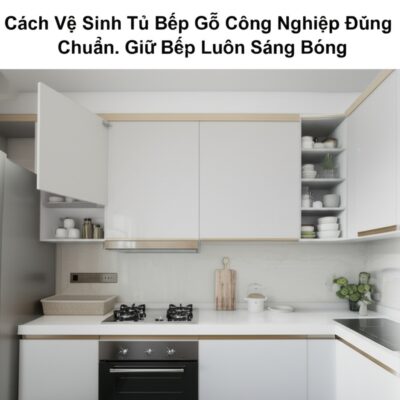 Cách Vệ Sinh Tủ Bếp Gỗ Công Nghiệp Đúng Chuẩn: Giữ Bếp Luôn Sáng Bóng