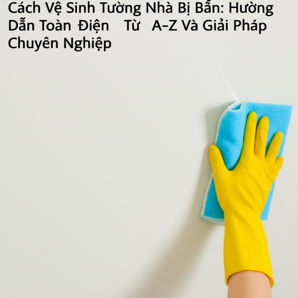 Hình minh họa cho bài viết: Cách Vệ Sinh Tường Nhà Bị Bẩn: Hướng Dẫn Toàn Diện Từ A-Z Và Giải Pháp Chuyên Nghiệp