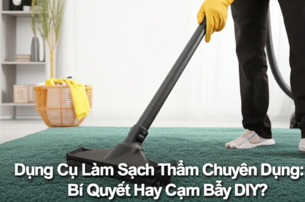 Dụng Cụ Làm Sạch Thảm Chuyên Dụng: Bí Quyết Hay Cạm Bẫy DIY?