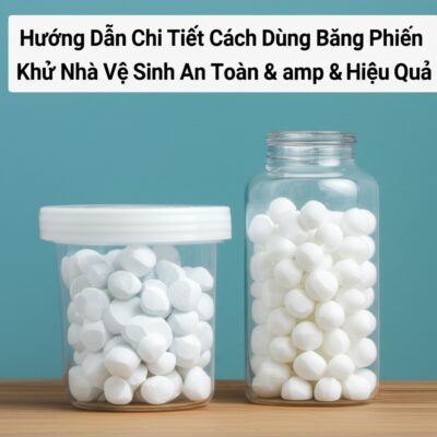 Hướng Dẫn Chi Tiết Cách Dùng Băng Phiến Khử Nhà Vệ Sinh An Toàn & Hiệu Quả
