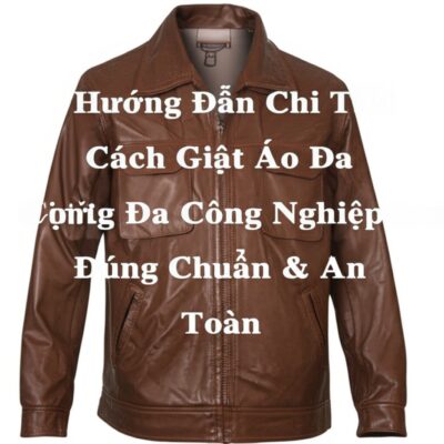 Hướng Dẫn Chi Tiết Cách Giặt Áo Da Công Nghiệp Tại Nhà Đúng Chuẩn & An Toàn