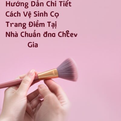 Hướng Dẫn Chi Tiết Cách Vệ Sinh Cọ Trang Điểm Tại Nhà Đúng Chuẩn Chuyên Gia