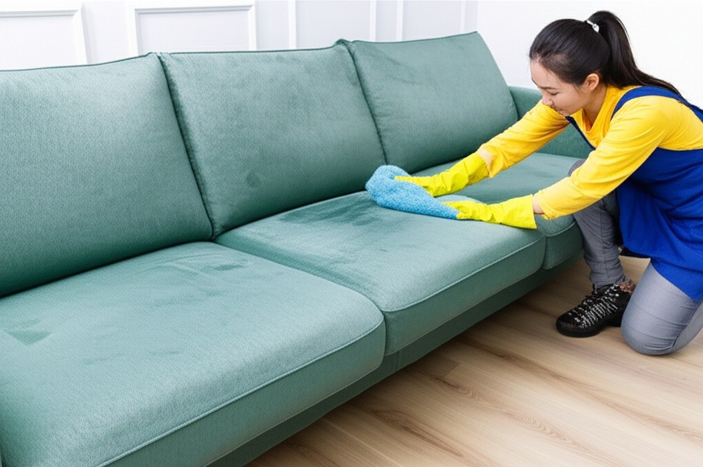 Hình minh họa cho bài viết: Hướng Dẫn Chi Tiết Cách Vệ Sinh Ghế Sofa Nỉ Tại Nhà Sạch Như Mới