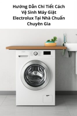 Hướng Dẫn Chi Tiết Cách Vệ Sinh Máy Giặt Electrolux Tại Nhà Đúng Chuẩn Chuyên Gia