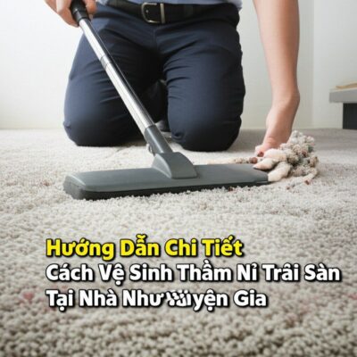 Hướng Dẫn Chi Tiết Cách Vệ Sinh Thảm Nỉ Trải Sàn Tại Nhà Như Chuyên Gia