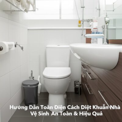 Hướng Dẫn Toàn Diện Cách Diệt Khuẩn Nhà Vệ Sinh An Toàn & Hiệu Quả