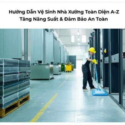 Hướng Dẫn Vệ Sinh Nhà Xưởng Toàn Diện A-Z: Tăng Năng Suất & Đảm Bảo An Toàn