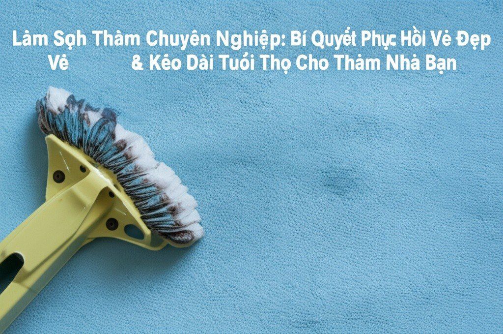 Hình minh họa cho bài viết: Làm Sạch Thảm Chuyên Nghiệp: Bí Quyết Phục Hồi Vẻ Đẹp & Kéo Dài Tuổi Thọ Cho Thảm Nhà Bạn